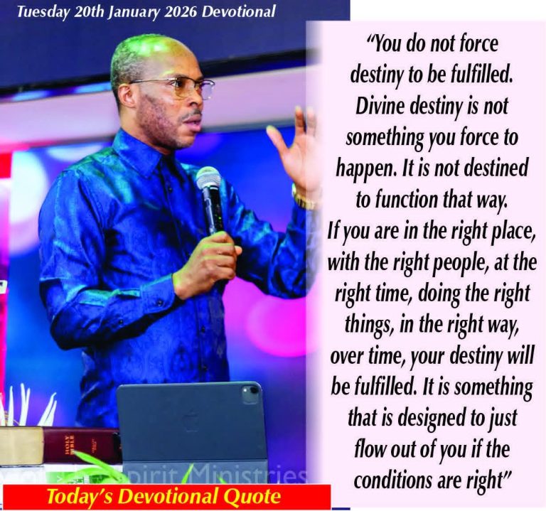 THE CRY OF THE SPIRIT DEVOTIONALS – BY RICHARD E. S. TAKIM