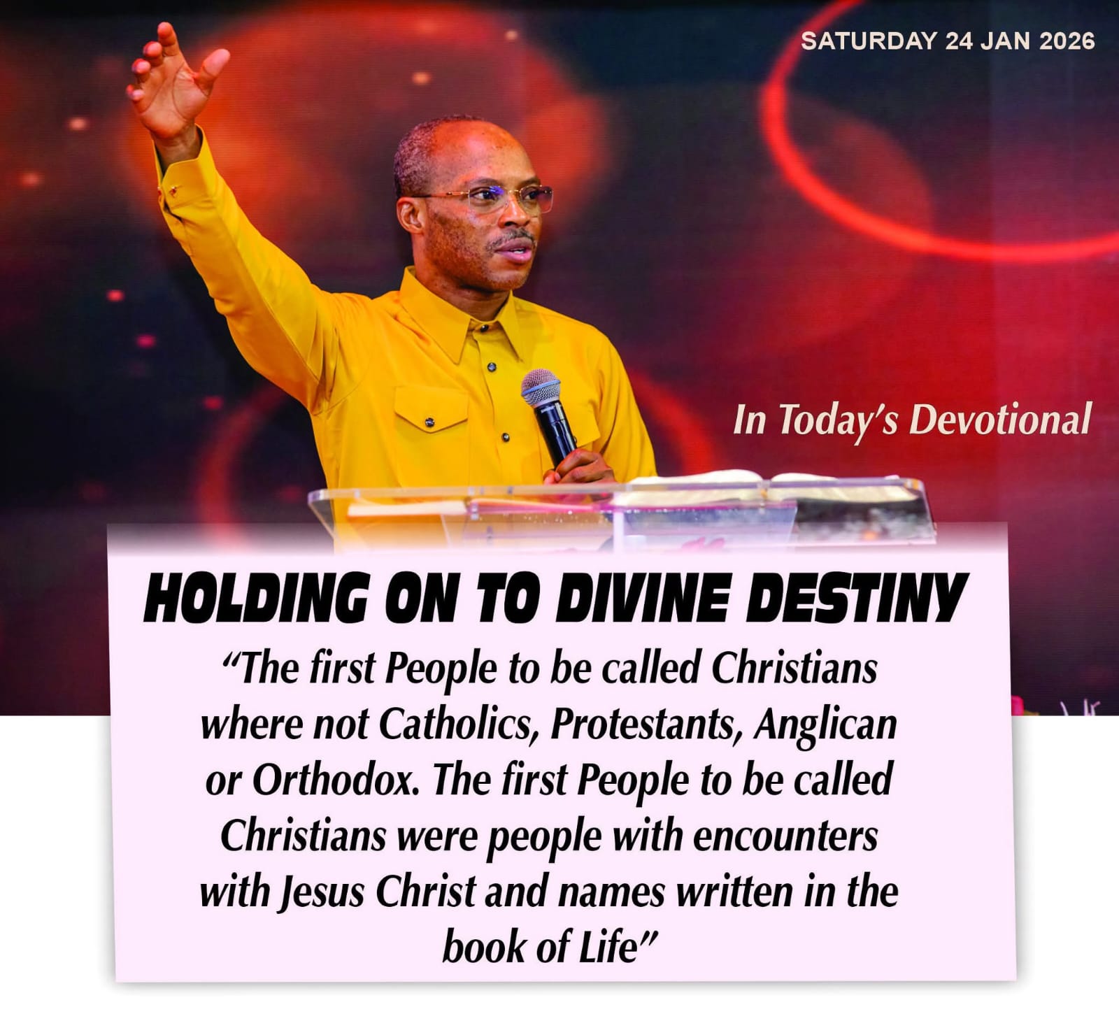 THE CRY OF THE SPIRIT DEVOTIONALS – BY RICHARD E. S. TAKIM