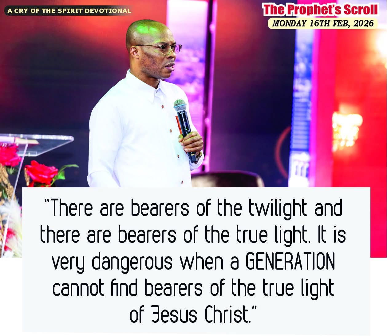 THE CRY OF THE SPIRIT DEVOTIONALS – BY RICHARD E. S. TAKIM