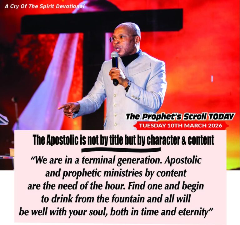 THE CRY OF THE SPIRIT DEVOTIONALS – BY RICHARD E. S. TAKIM