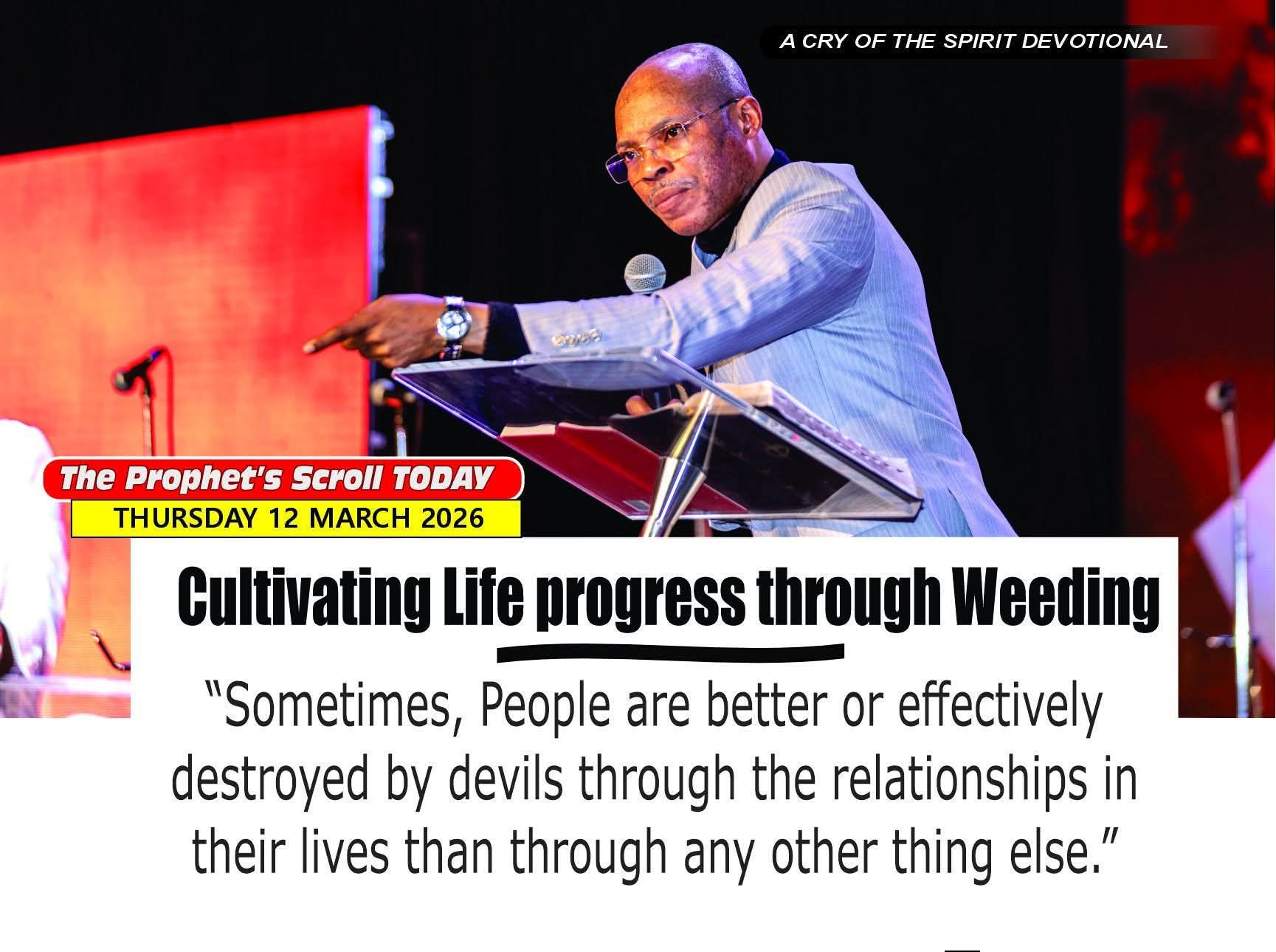 THE CRY OF THE SPIRIT DEVOTIONALS – BY RICHARD E. S. TAKIM