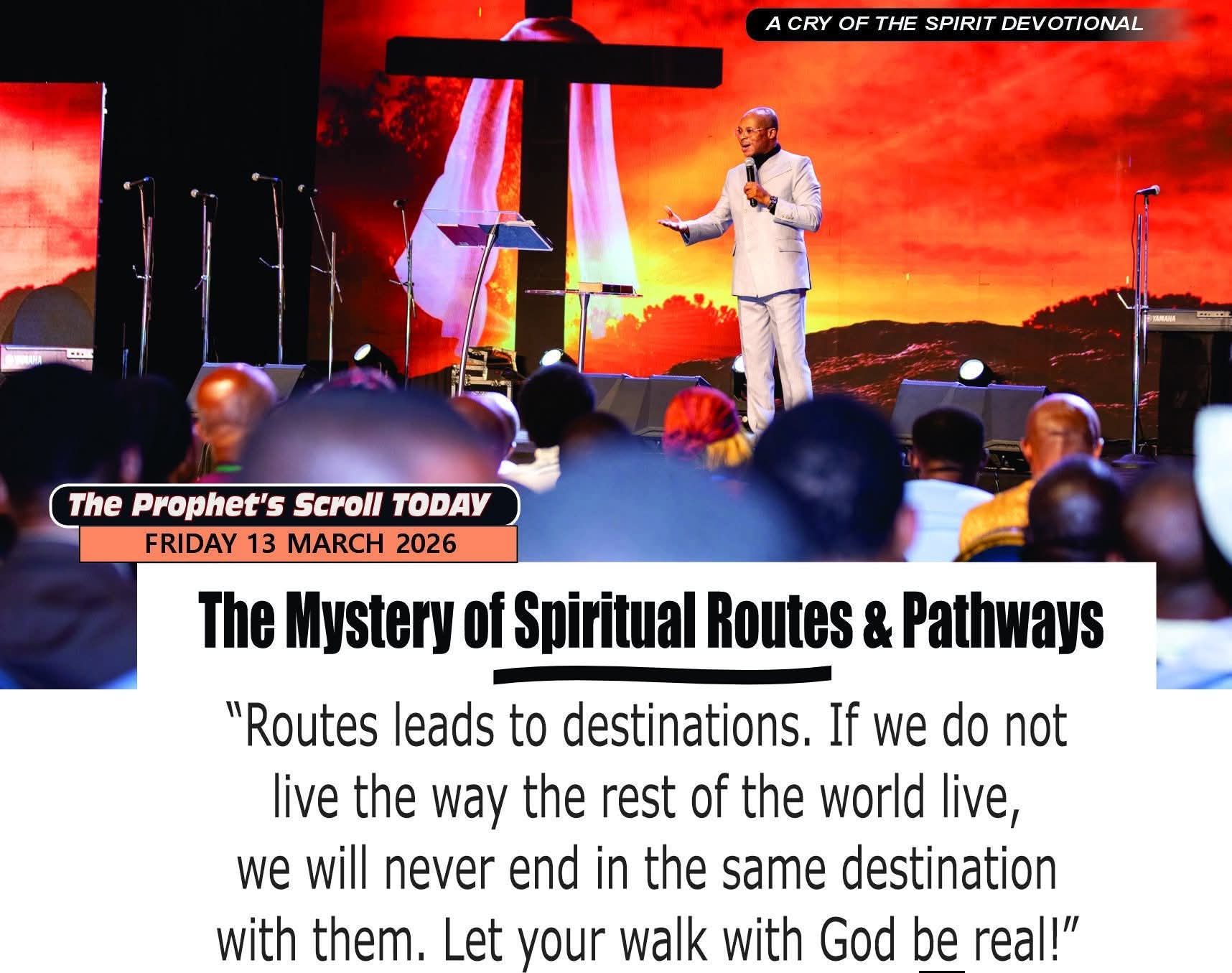 THE CRY OF THE SPIRIT DEVOTIONALS – BY RICHARD E. S. TAKIM