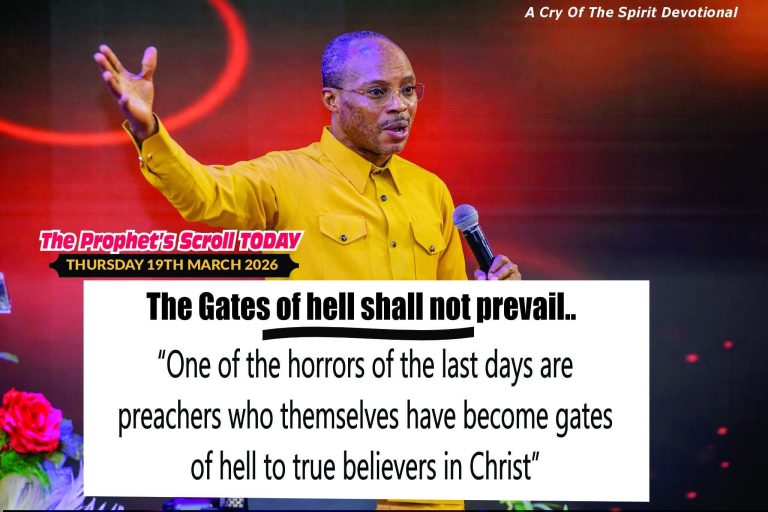 THE CRY OF THE SPIRIT DEVOTIONALS – BY RICHARD E. S. TAKIM