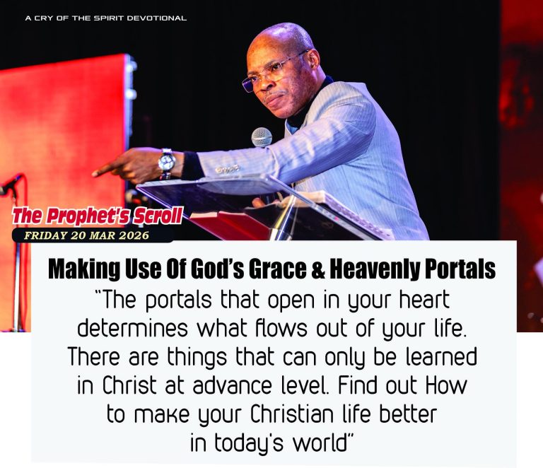 THE CRY OF THE SPIRIT DEVOTIONALS – BY RICHARD E. S. TAKIM