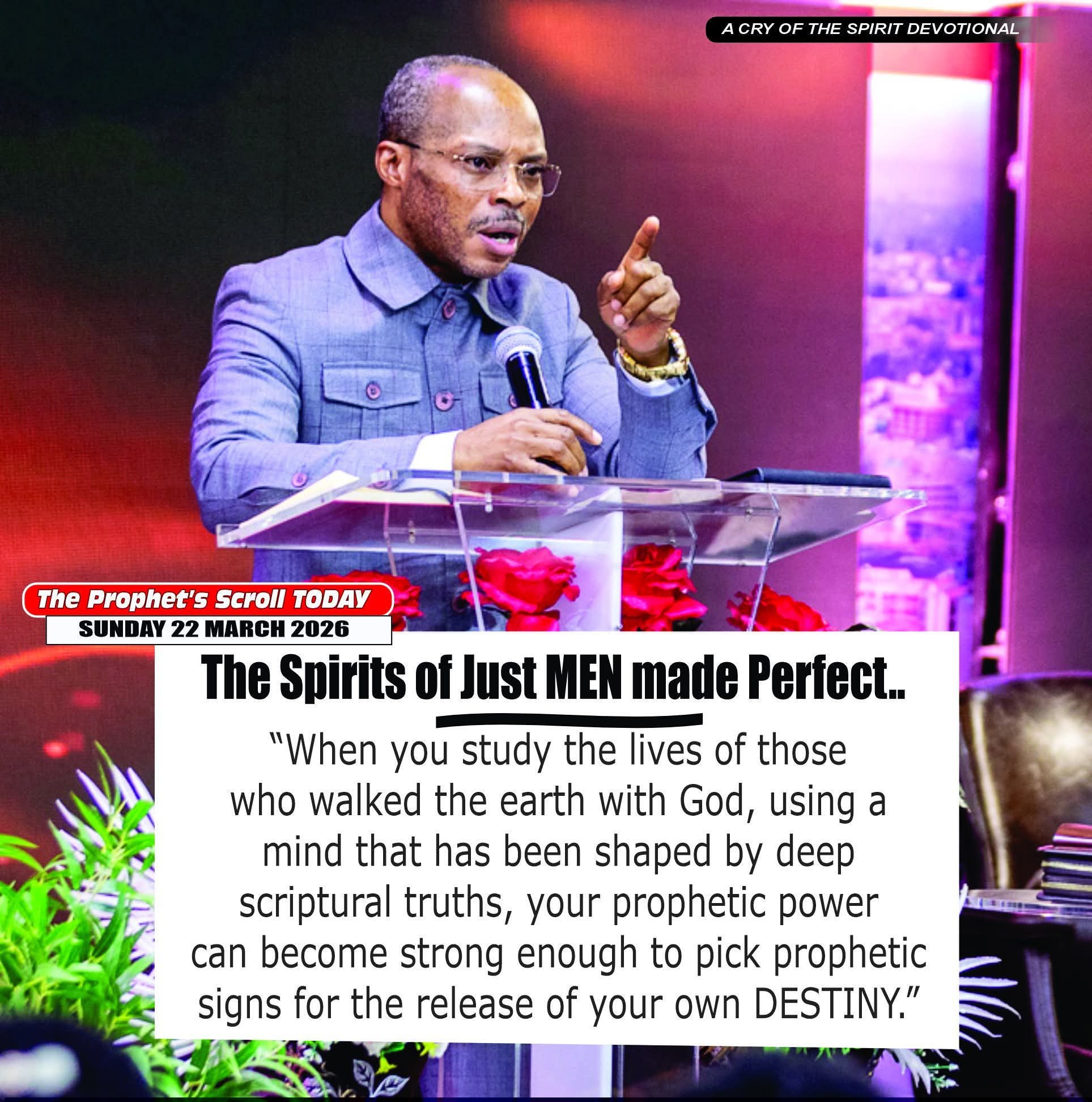 THE CRY OF THE SPIRIT DEVOTIONALS – BY RICHARD E. S. TAKIM