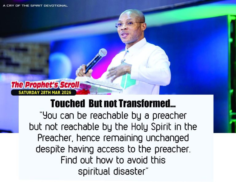 THE CRY OF THE SPIRIT DEVOTIONALS – BY RICHARD E. S. TAKIM