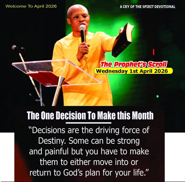 THE CRY OF THE SPIRIT DEVOTIONALS – BY RICHARD E. S. TAKIM