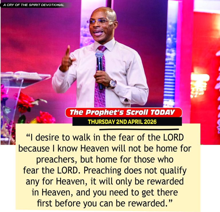 THE CRY OF THE SPIRIT DEVOTIONALS – BY RICHARD E. S. TAKIMj