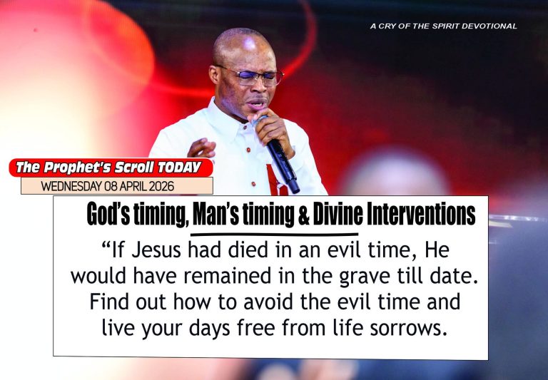 THE CRY OF THE SPIRIT DEVOTIONALS – BY RICHARD E. S. TAKIM