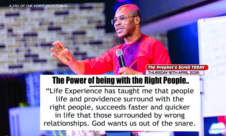 THE CRY OF THE SPIRIT DEVOTIONALS – BY RICHARD E. S. TAKIM