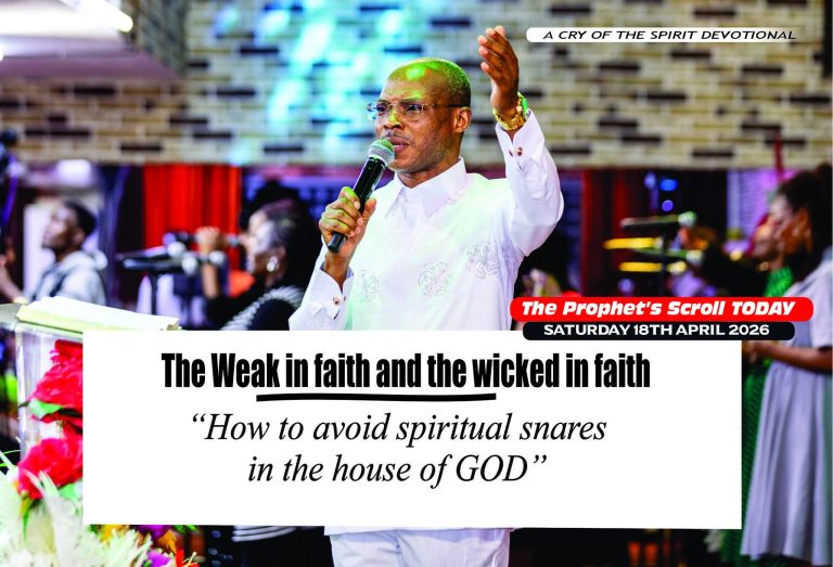 THE CRY OF THE SPIRIT DEVOTIONALS – BY RICHARD E. S. TAKIM