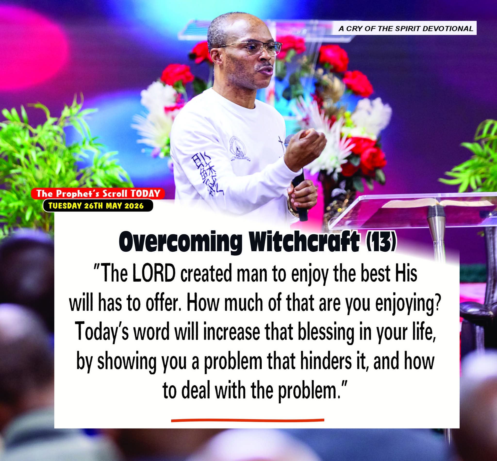 THE CRY OF THE SPIRIT DEVOTIONALS – BY RICHARD E. S. TAKIM