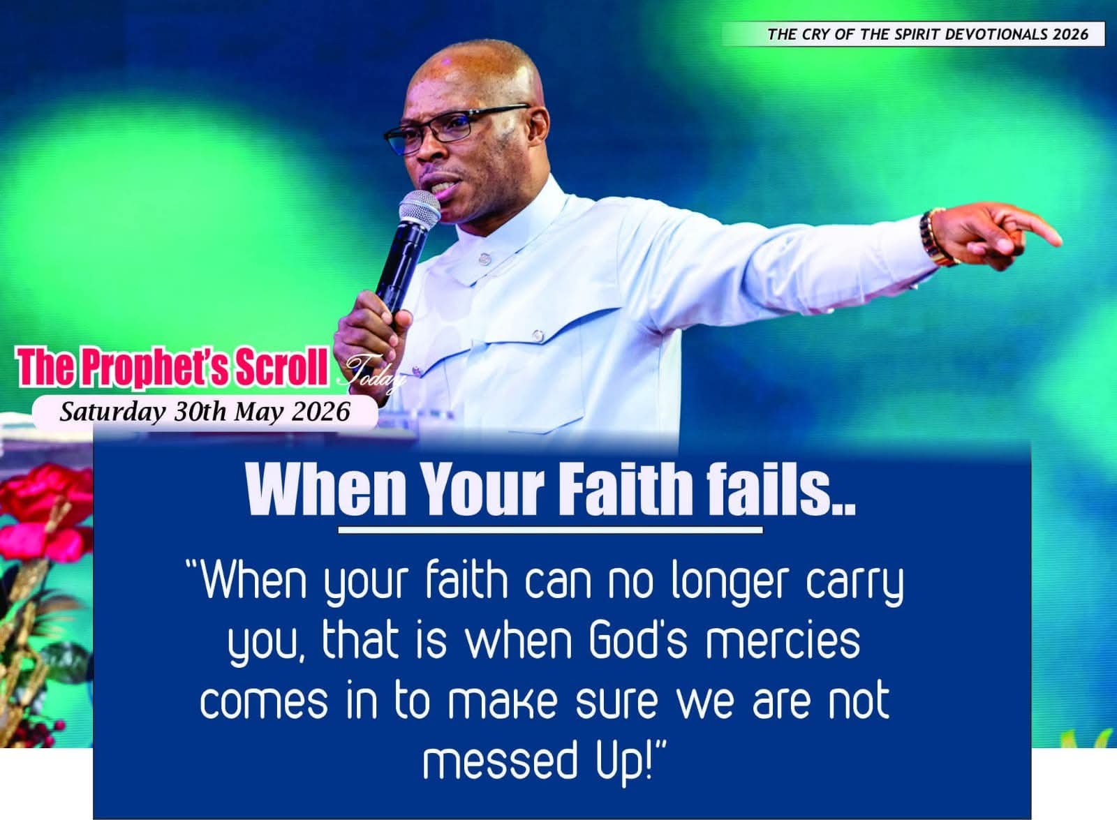 THE CRY OF THE SPIRIT DEVOTIONALS – BY RICHARD E. S. TAKIM