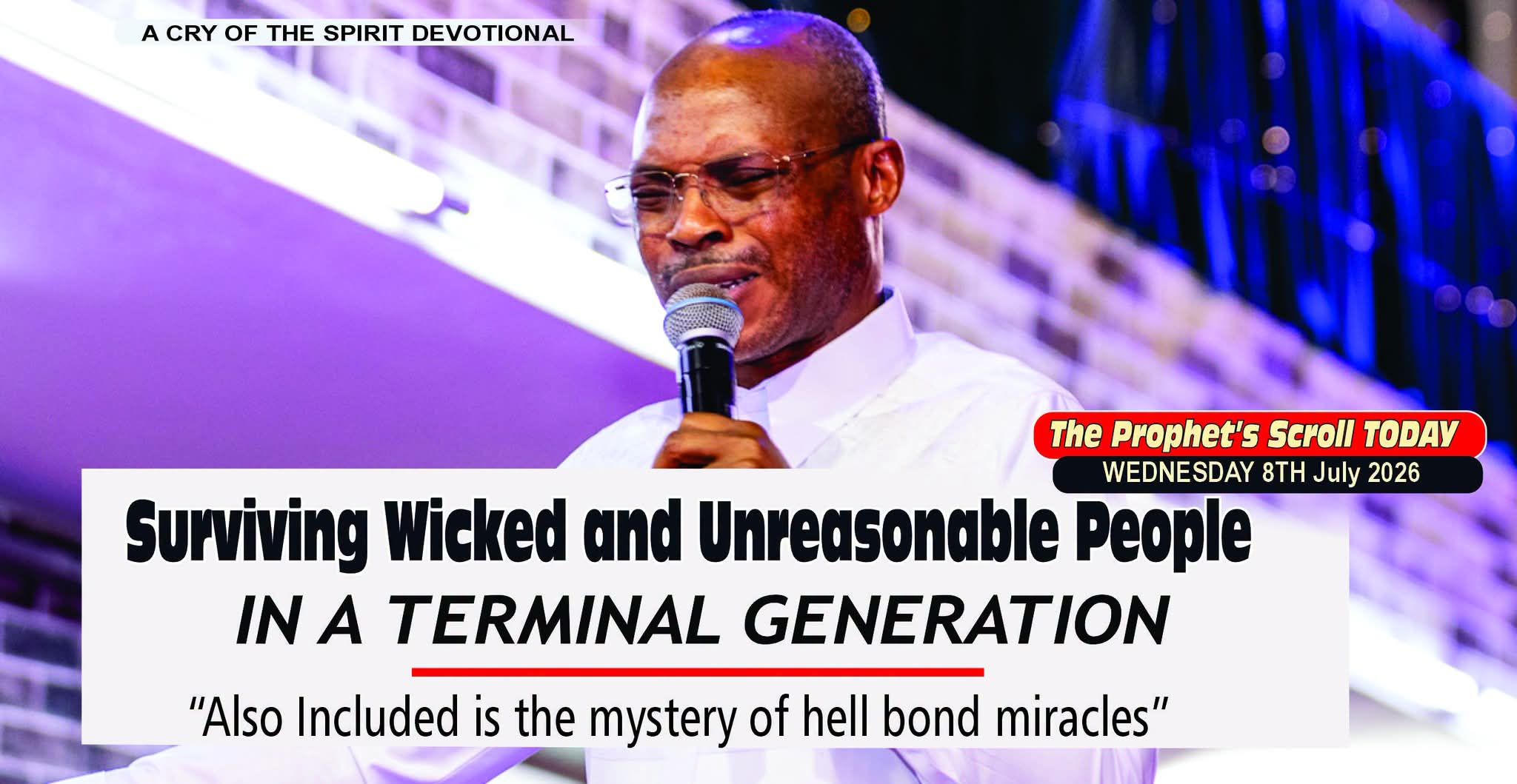 THE CRY OF THE SPIRIT DEVOTIONALS – BY RICHARD E. S. TAKIM