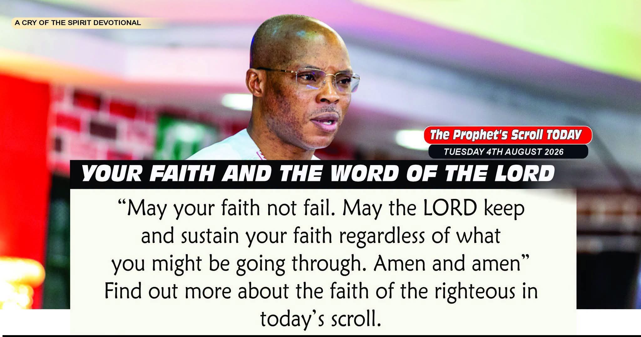 THE CRY OF THE SPIRIT DEVOTIONALS – BY RICHARD E. S. TAKIM