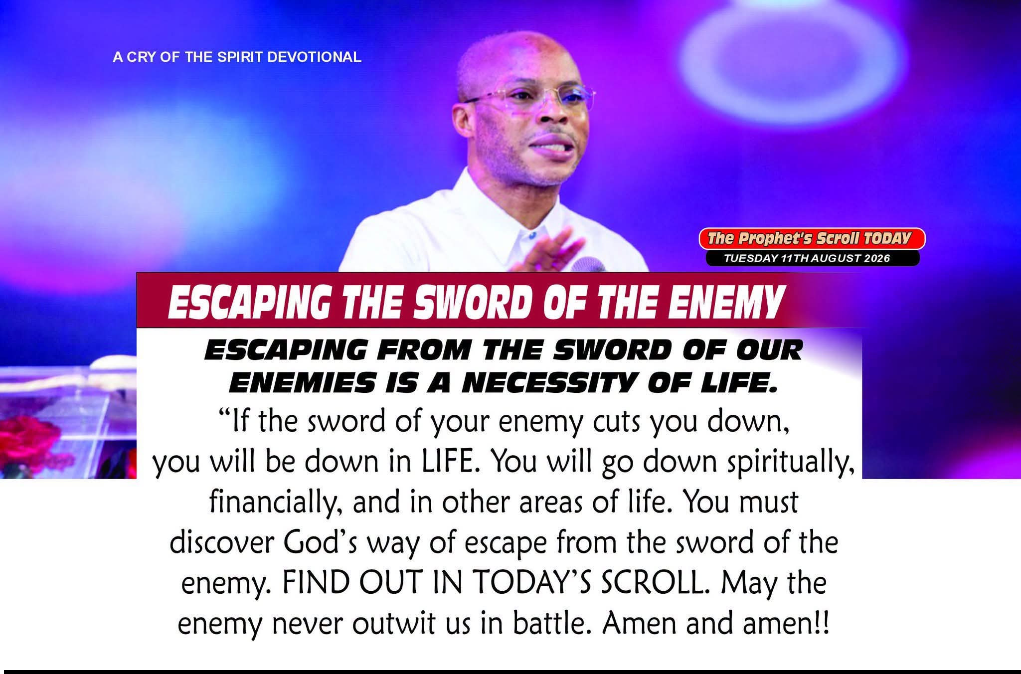 THE CRY OF THE SPIRIT DEVOTIONALS – BY RICHARD E. S. TAKIM